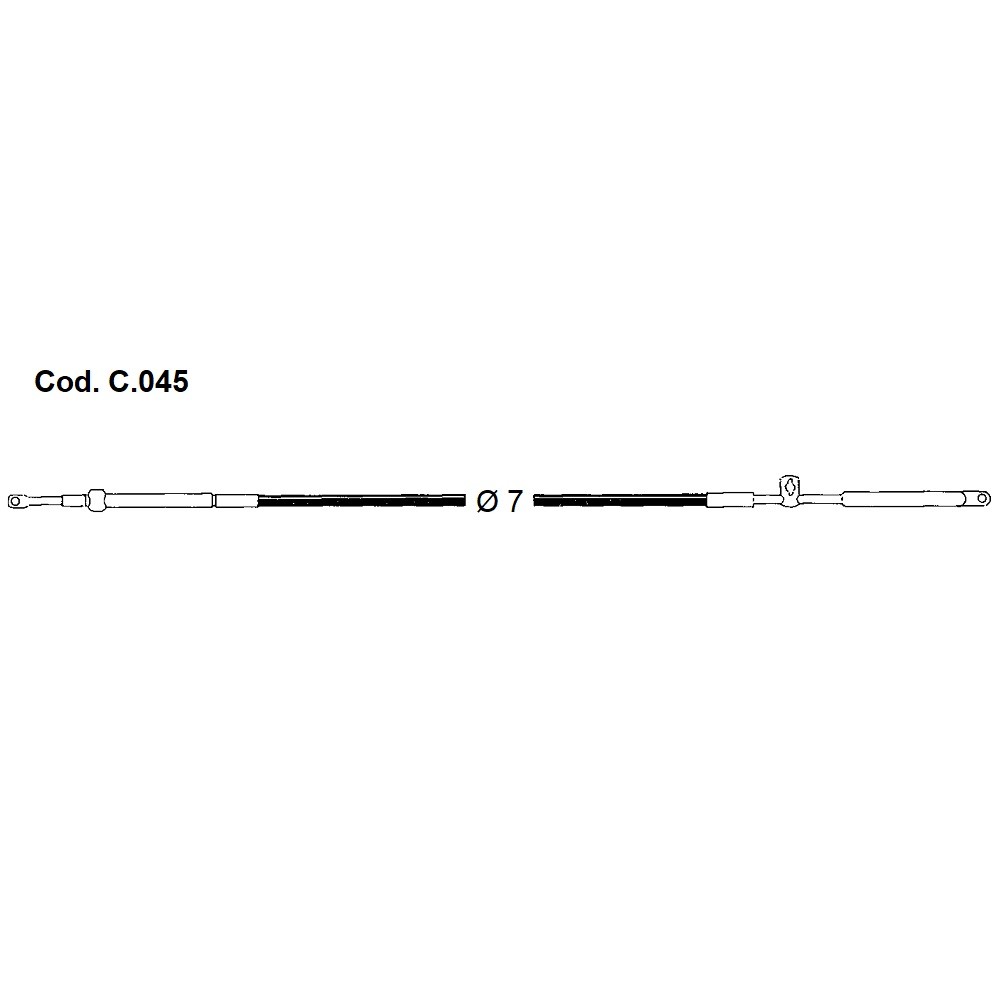 Art. C.045 Standard engine control cables