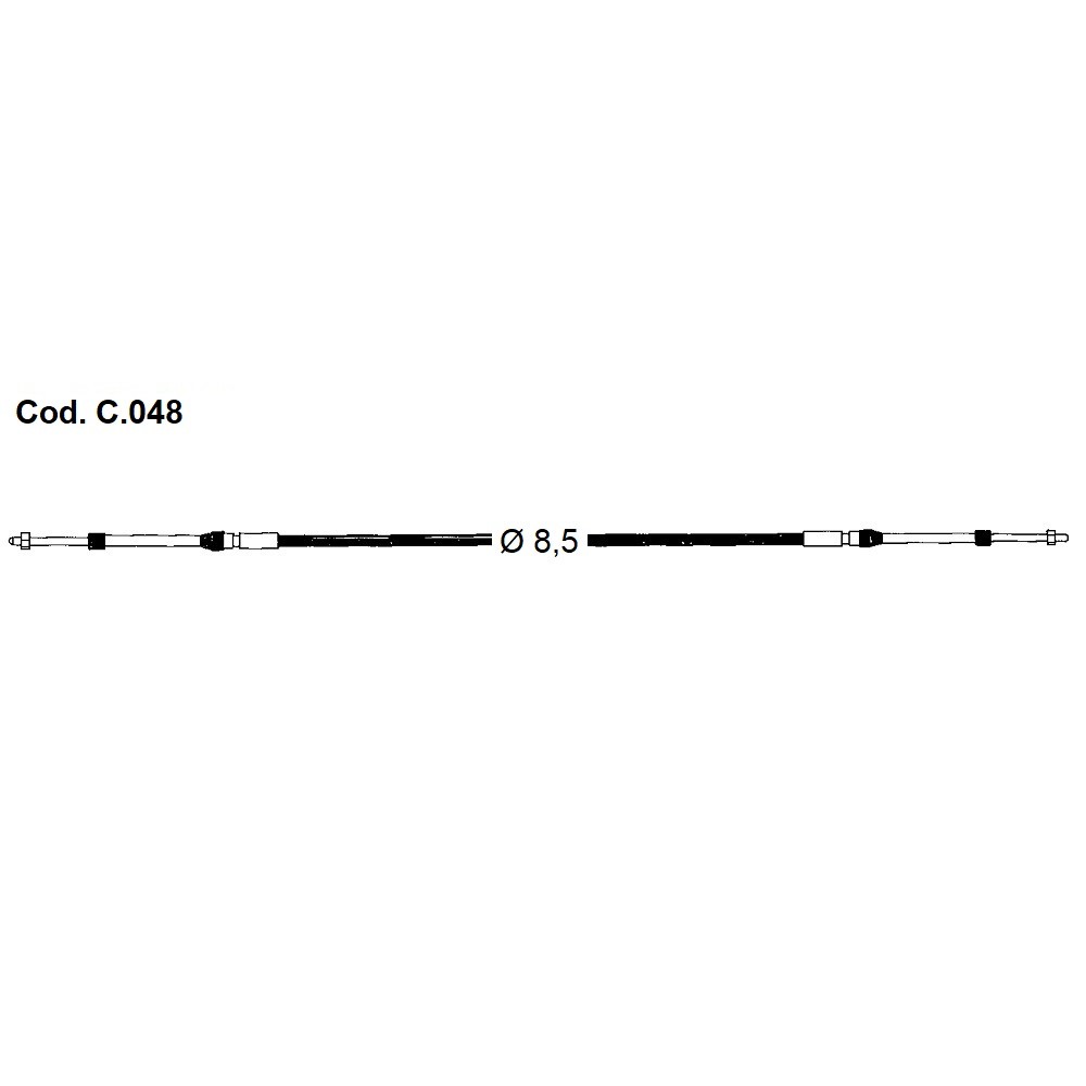 Art. C.048 Cavo telecomando rinforzato