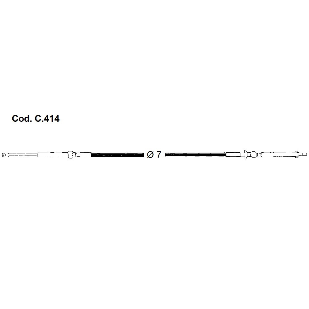 Art. C.414 Standard engine control cable