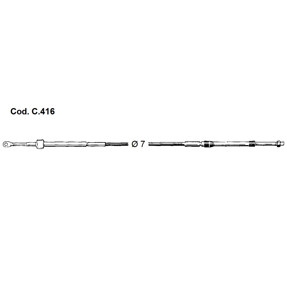 Art. C.416 Cavo telecomando standard