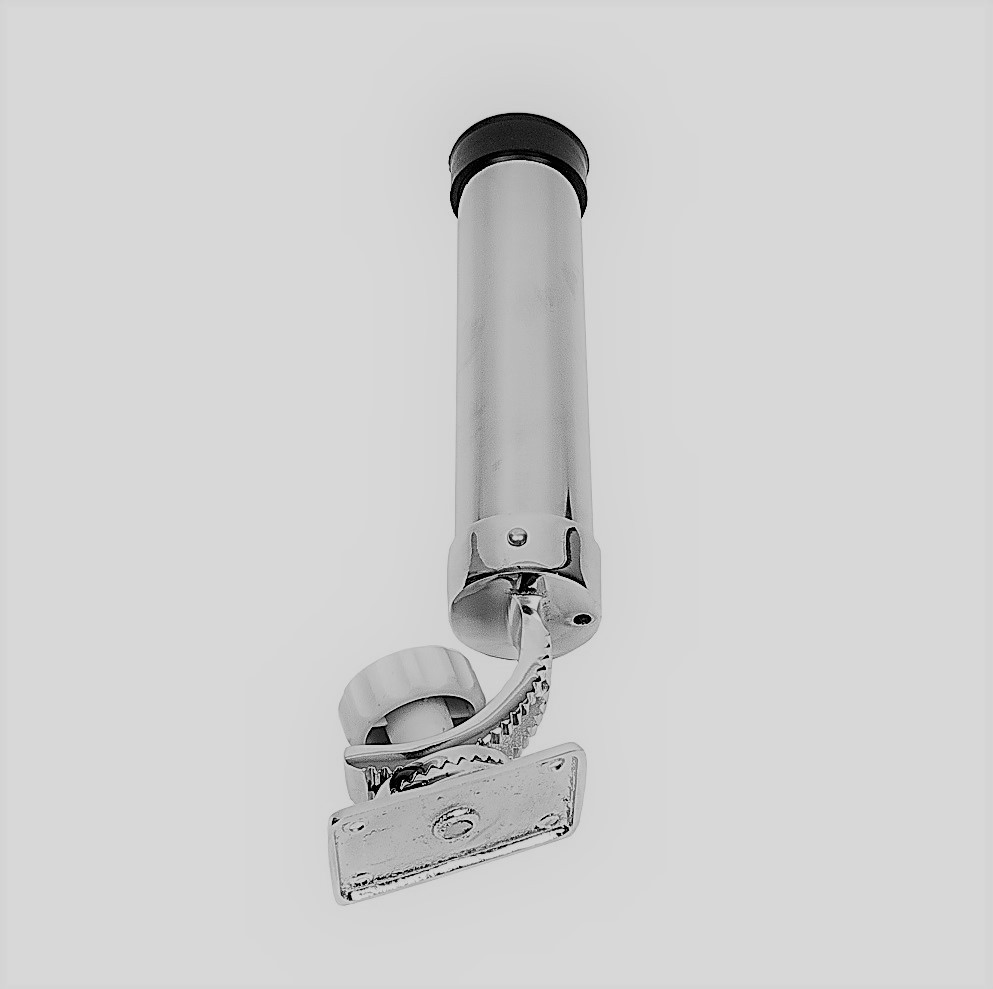 Art. 176.03B Universal adjustable fishing rod  holder in stainless steel