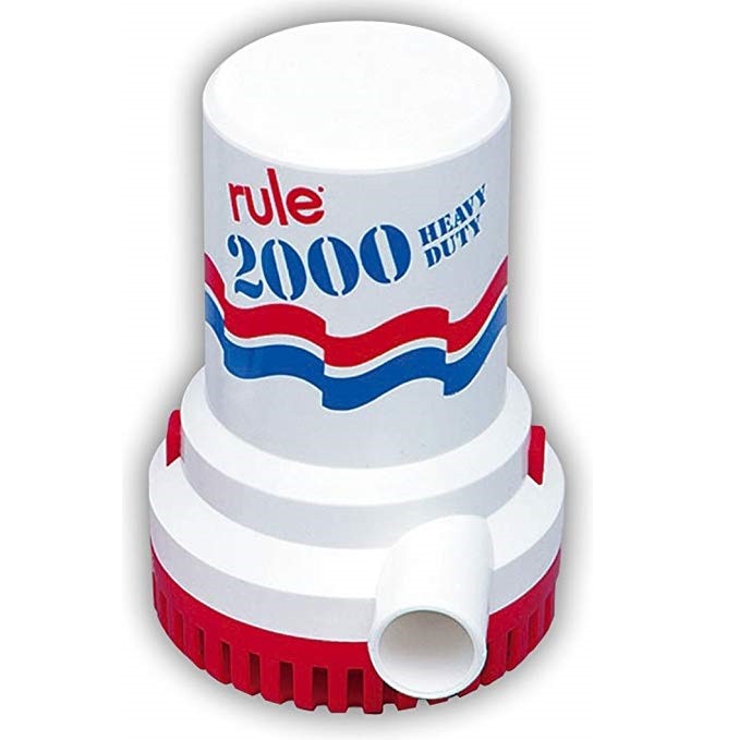 Art. 346.24 RULE submersible bilge pumps 2000 G.P.H.