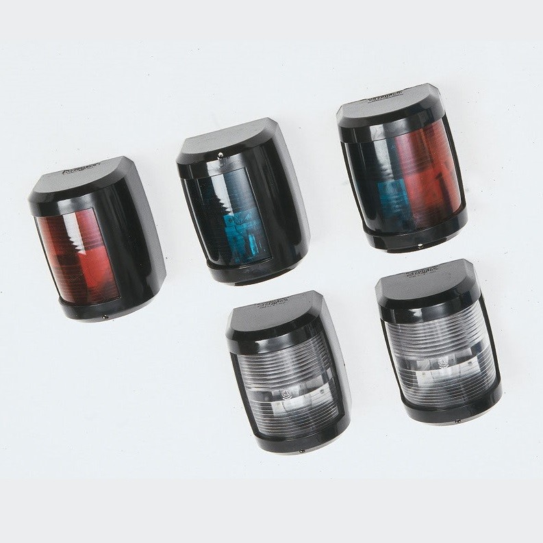 Art.177.12 Navigations lights in black polycarbonate