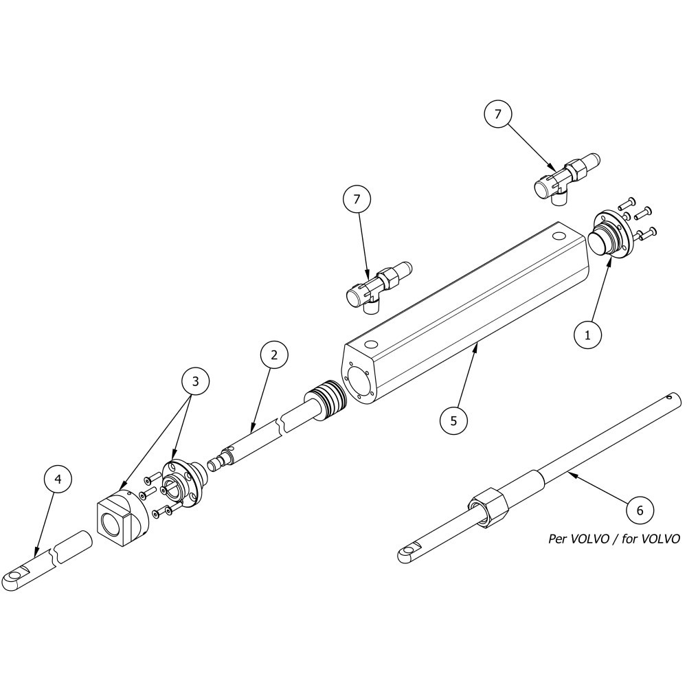 Art. 00.0007.00 MC150E cylinder spare parts