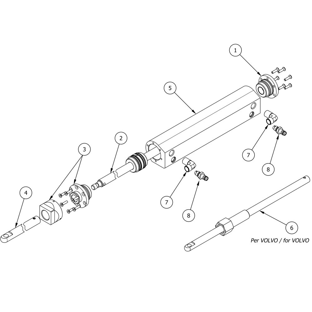 Art. 00.0009.00 MC300BE cylinder spare parts