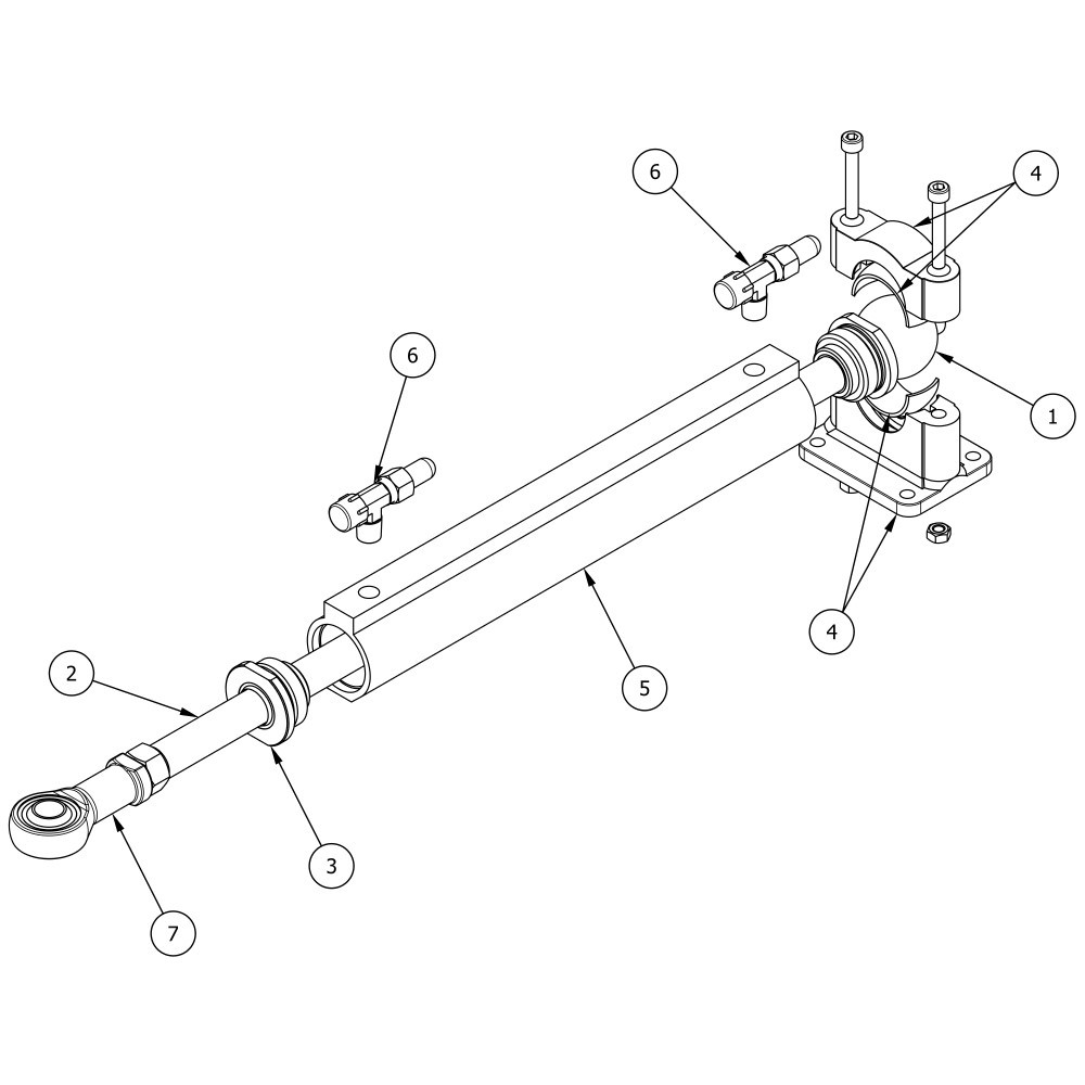 Art. 00.0012.00 CE75 cylinder spare parts