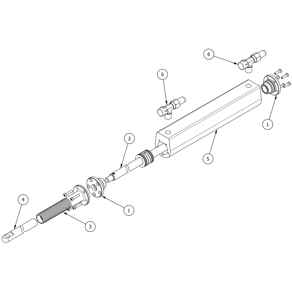 Art. 00.0016.00 CE50S cylinder spare parts